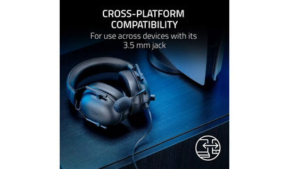 Razer BlackShark V2 X Wired Console Gaming Headset - Black