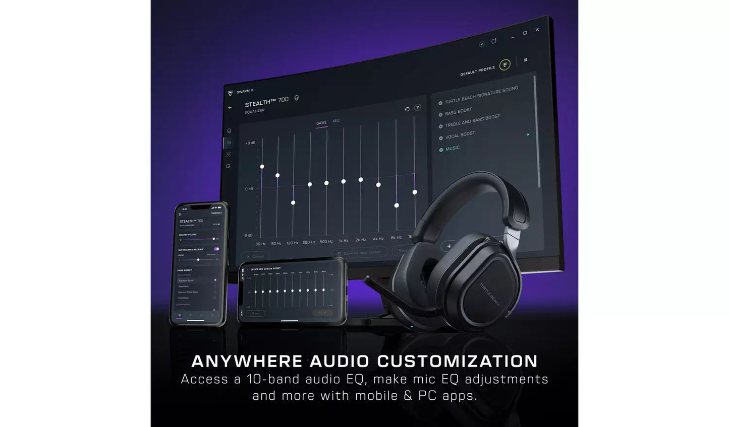 Turtle Beach Stealth 700 Wireless Xbox, PS, PC Headset Black