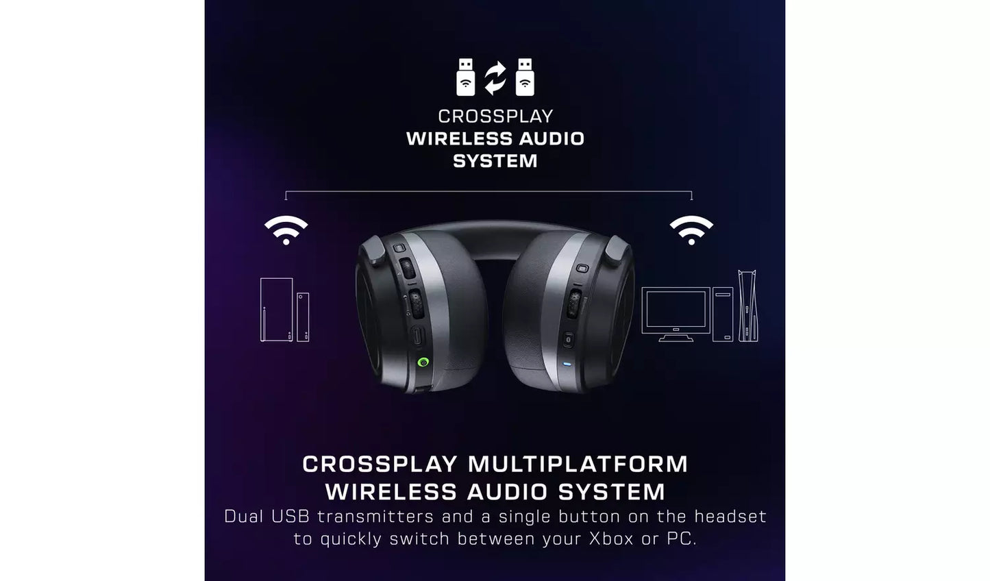 Turtle Beach Stealth 700 Wireless Xbox, PS, PC Headset Black