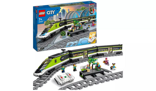 LEGO City Express Passenger Train Toy RC Lights Set 60337