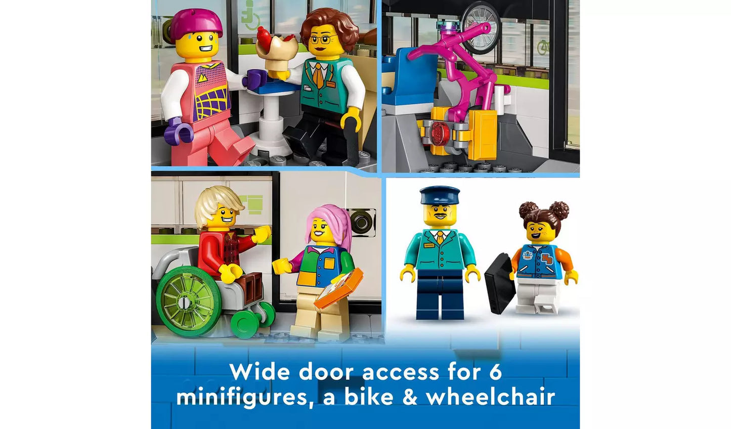 LEGO City Express Passenger Train Toy RC Lights Set 60337