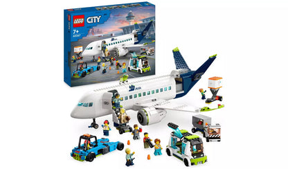 LEGO City Passenger Aeroplane Toy & 4 Airport Vehicles