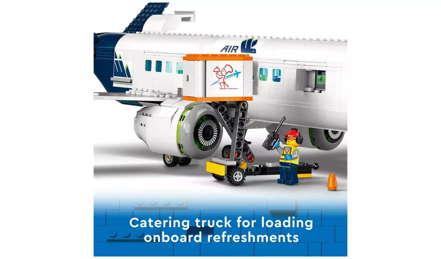 LEGO City Passenger Aeroplane Toy & 4 Airport Vehicles