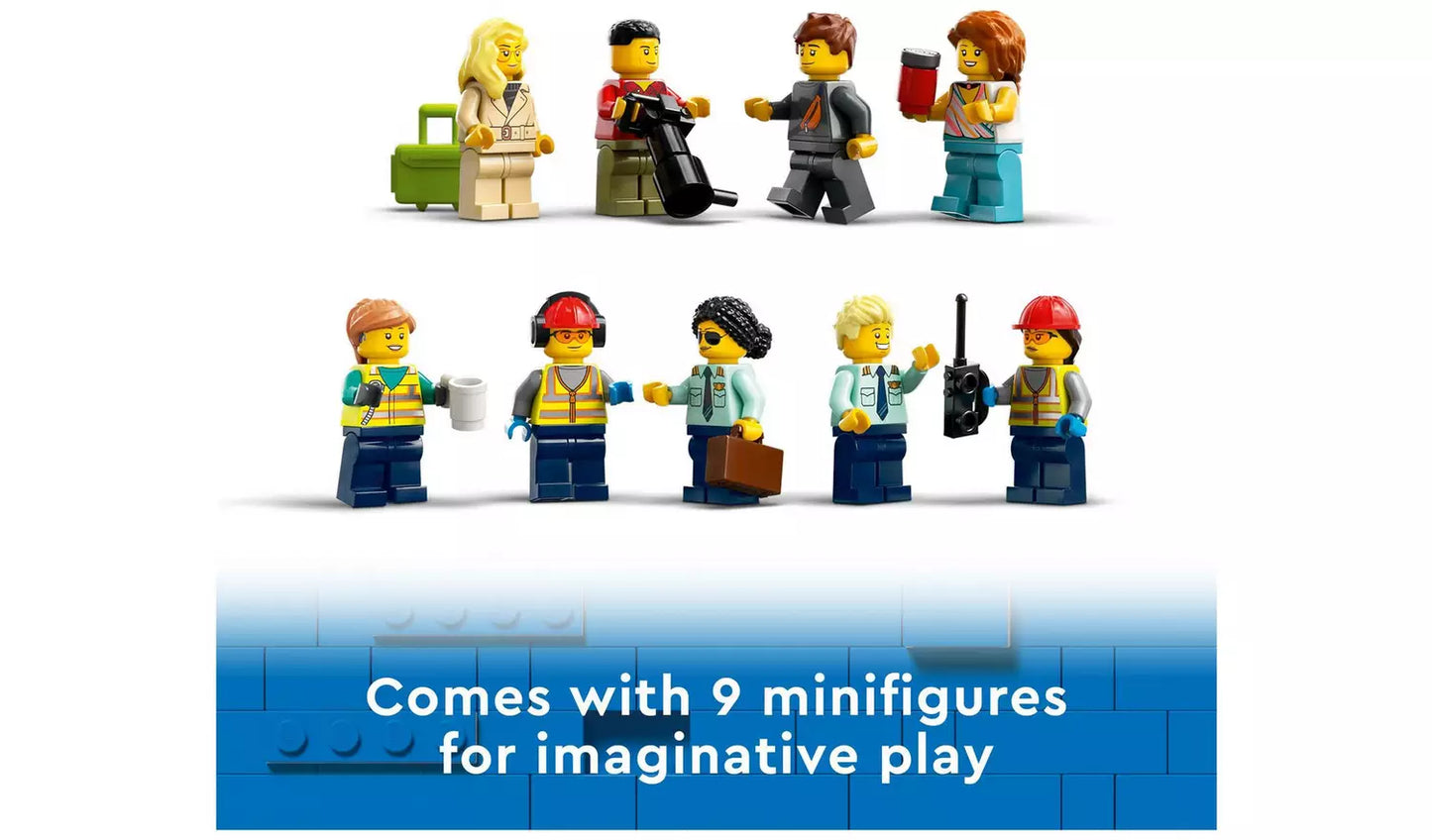 LEGO City Passenger Aeroplane Toy & 4 Airport Vehicles