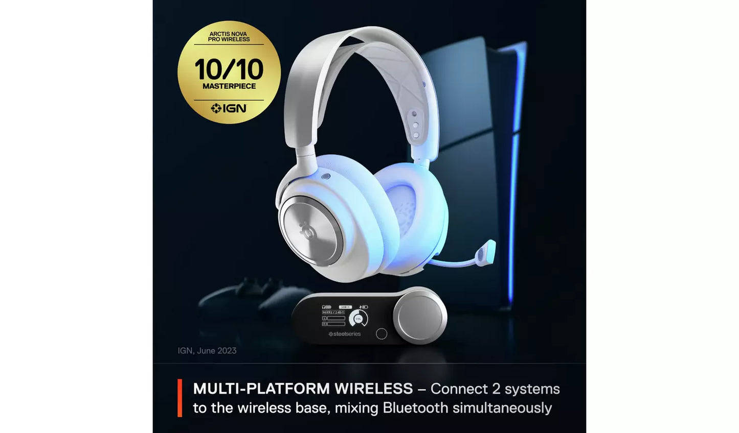 Steelseries Arctis Nova Pro PS5, PC Wireless Gaming Headset