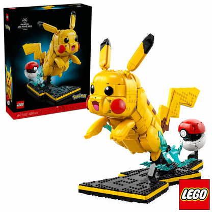 LEGO Pokémon Pikachu and Poké Ball - Model 72152 (18+ Years)