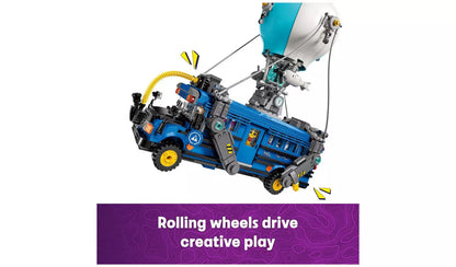 LEGO Fortnite Battle Bus Toy Set with 9 Characters 77073