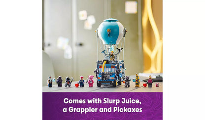 LEGO Fortnite Battle Bus Toy Set with 9 Characters 77073