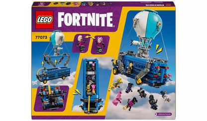 LEGO Fortnite Battle Bus Toy Set with 9 Characters 77073