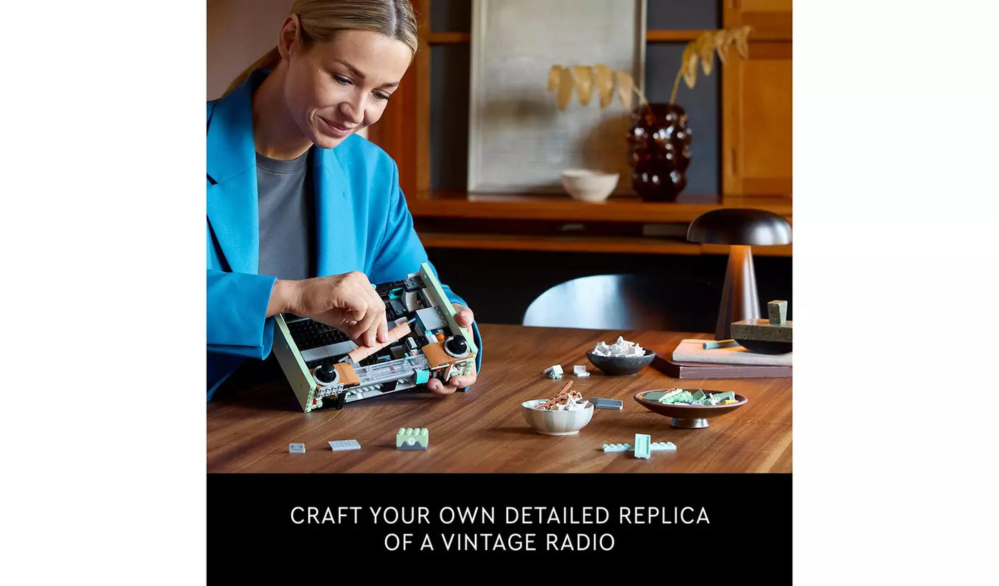 LEGO Icons Retro Radio Building Set for Adults