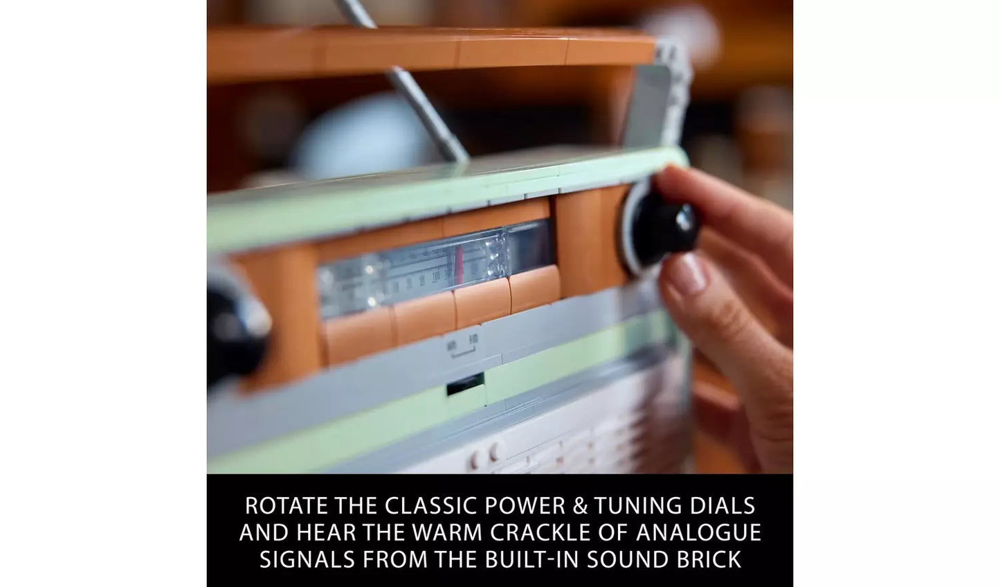 LEGO Icons Retro Radio Building Set for Adults