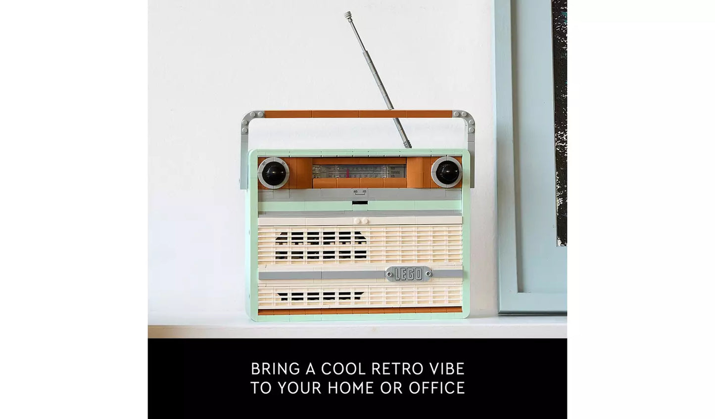 LEGO Icons Retro Radio Building Set for Adults