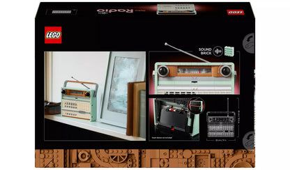 LEGO Icons Retro Radio Building Set for Adults