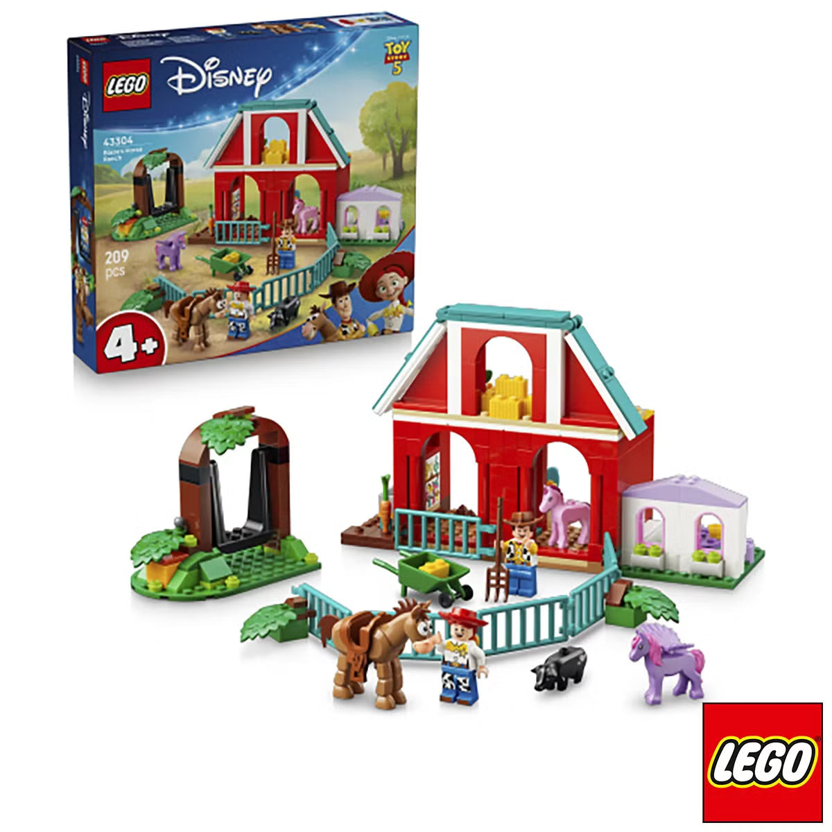 LEGO Disney Pixar Blaze's Horse Ranch - Model 43304 (4+ Years)