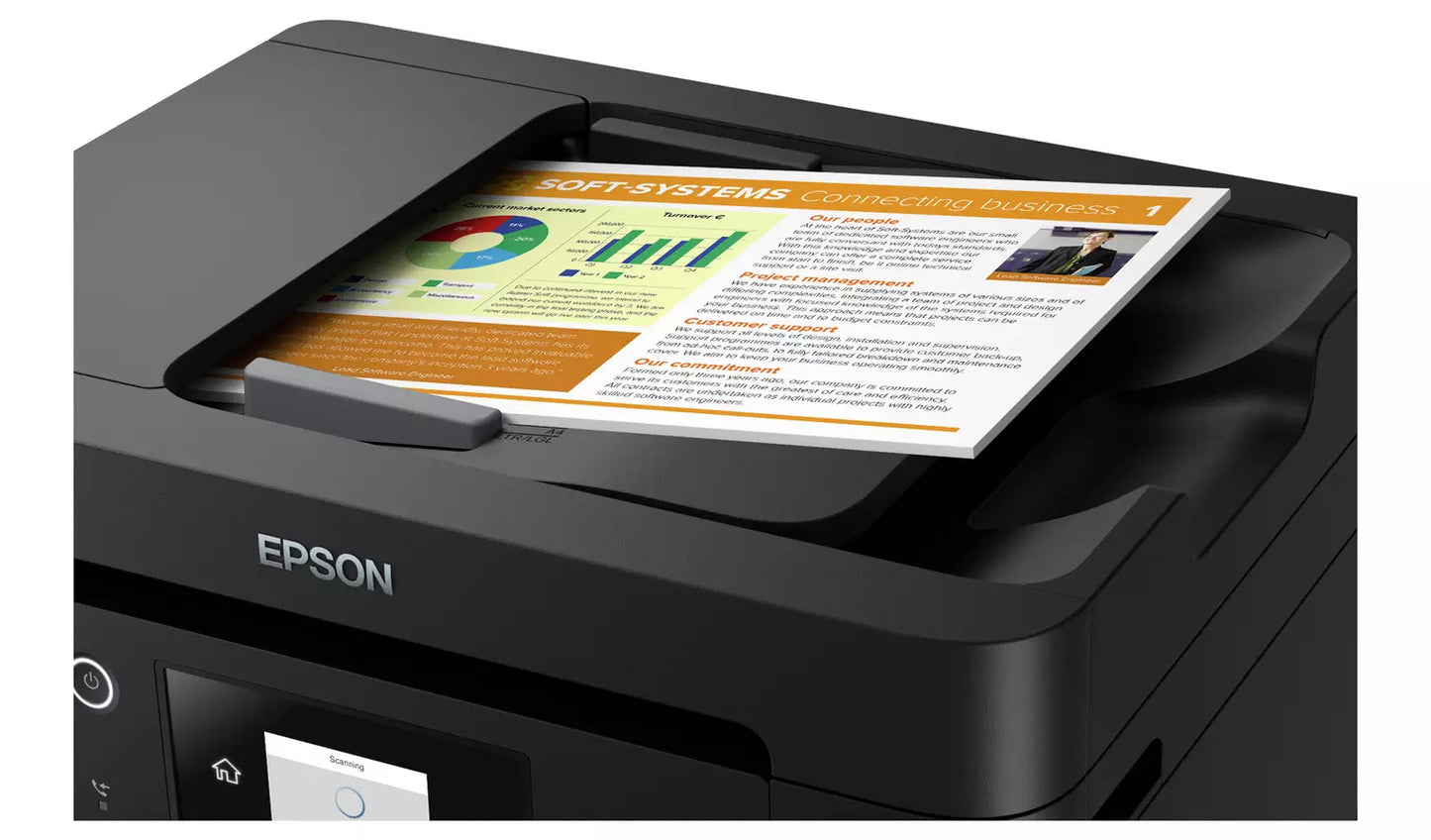Epson WF-3820 Inkjet Printer - ReadyPrint Flex Compatible