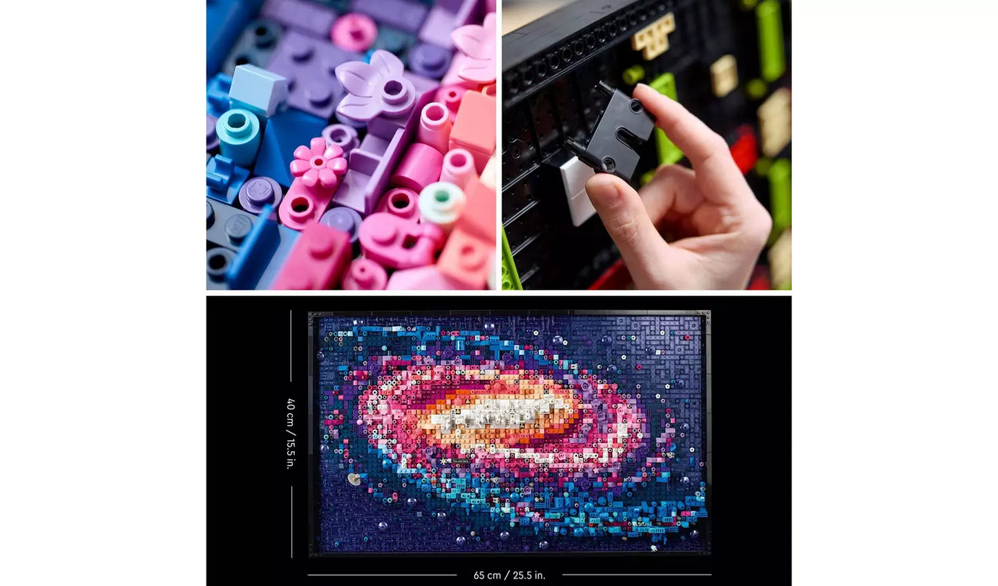 LEGO ART The Milky Way Galaxy Wall Art Set for Adults 31212