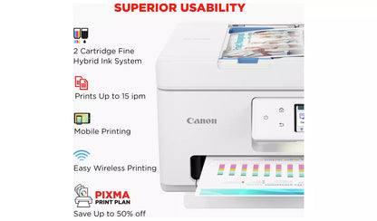 Canon PIXMA TS7750i Wireless Multifunction Printer - White