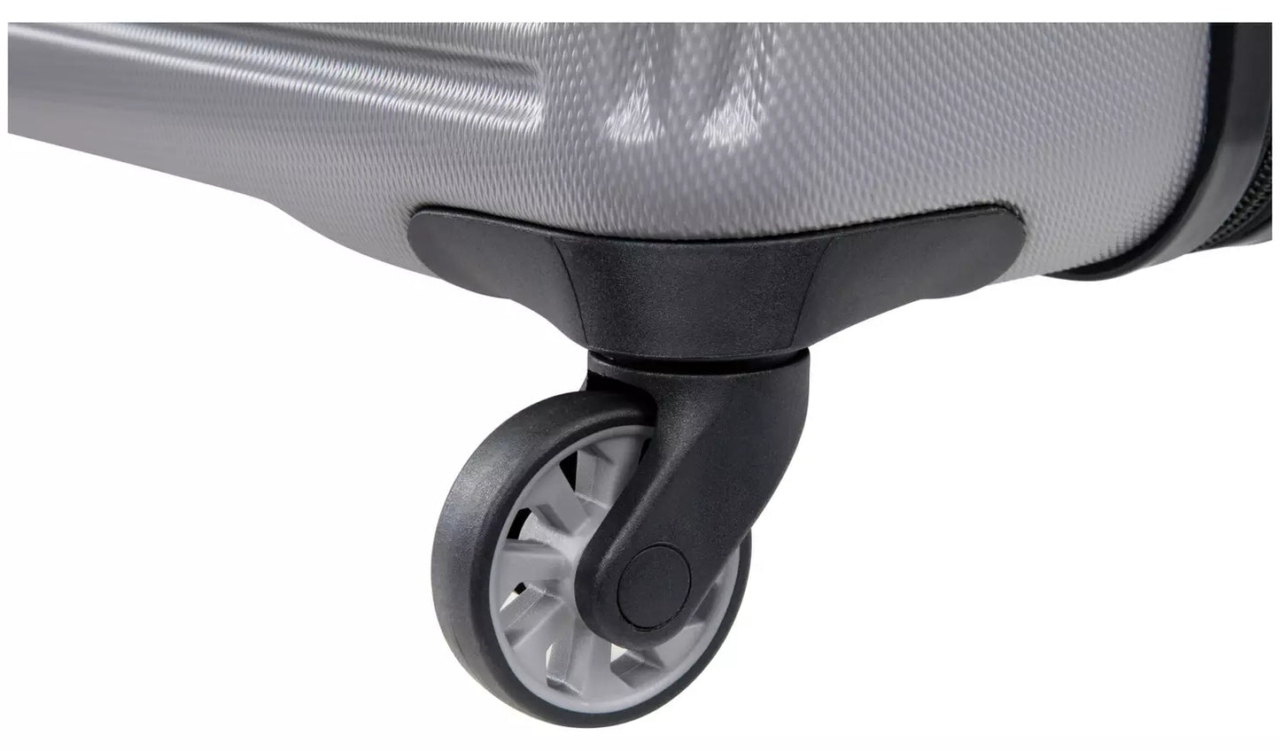 IT Luggage Shutter 3pc 8 Wheel Suitcase Set - Storm Front