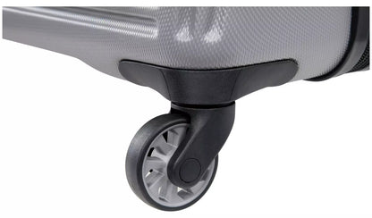 IT Luggage Shutter 3pc 8 Wheel Suitcase Set - Storm Front