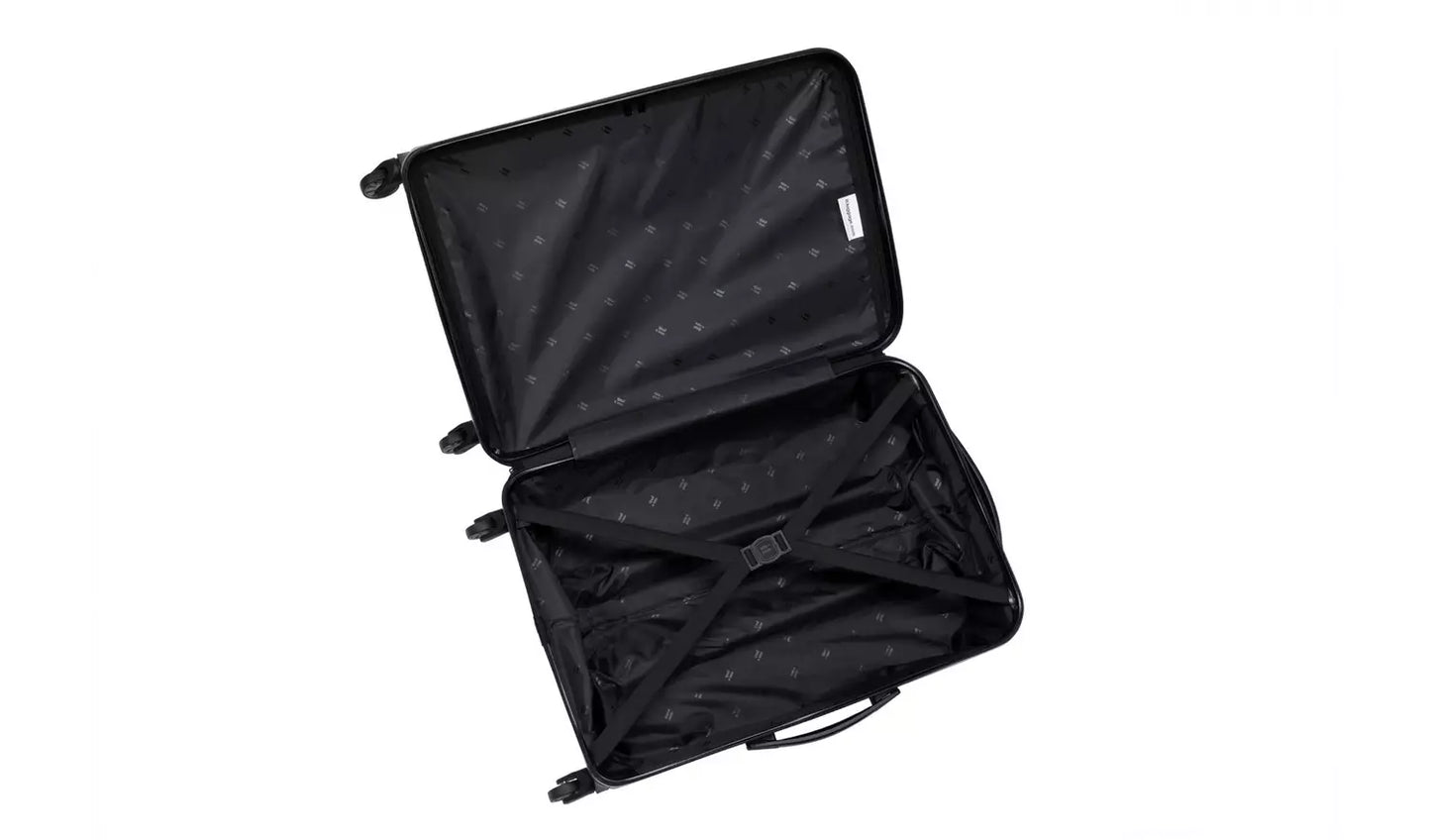 IT Luggage Shutter 3pc 8 Wheel Suitcase Set - Storm Front