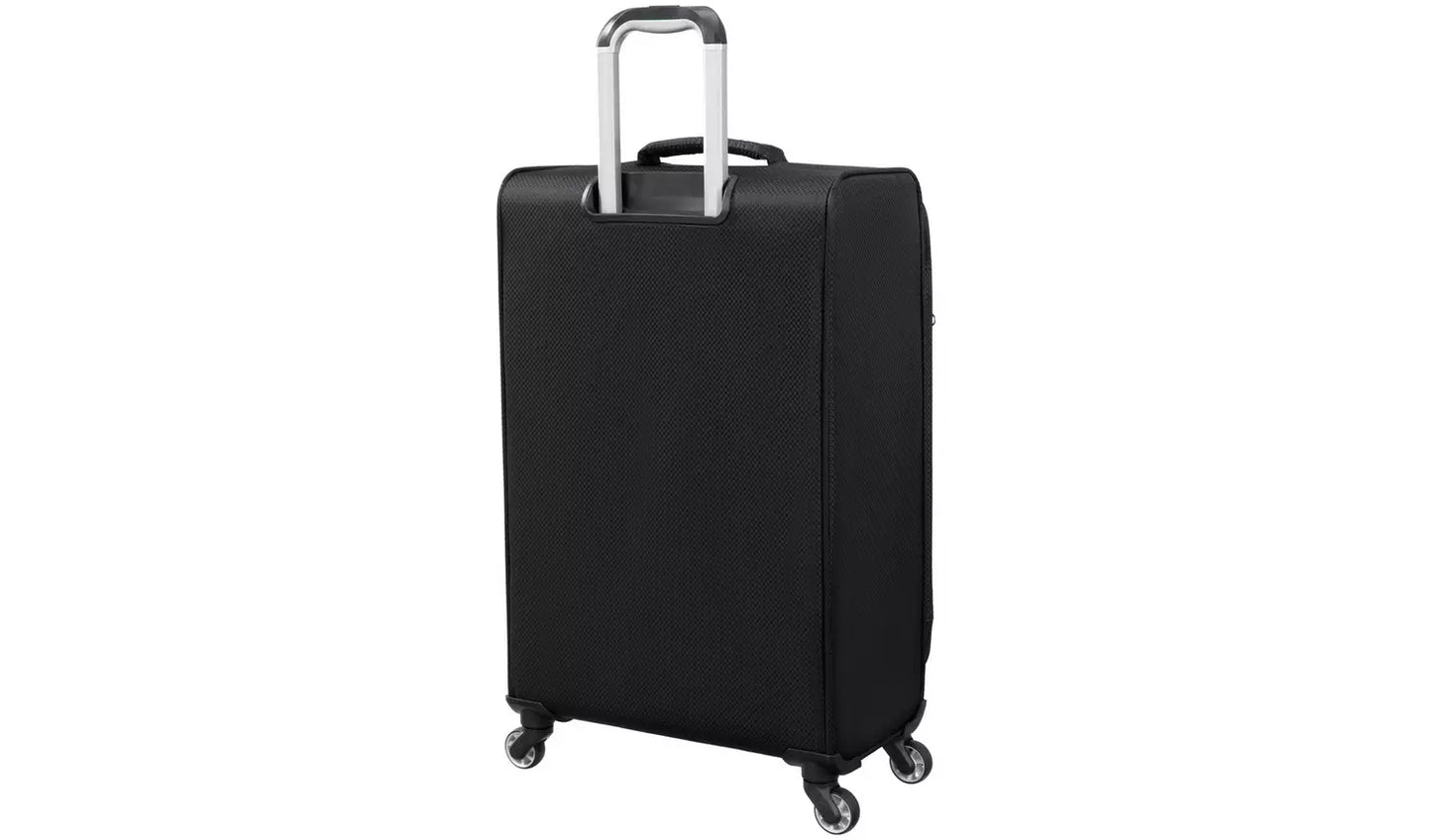 IT Luggage Striving 3pc 8 Wheel Suitcase Set - Black