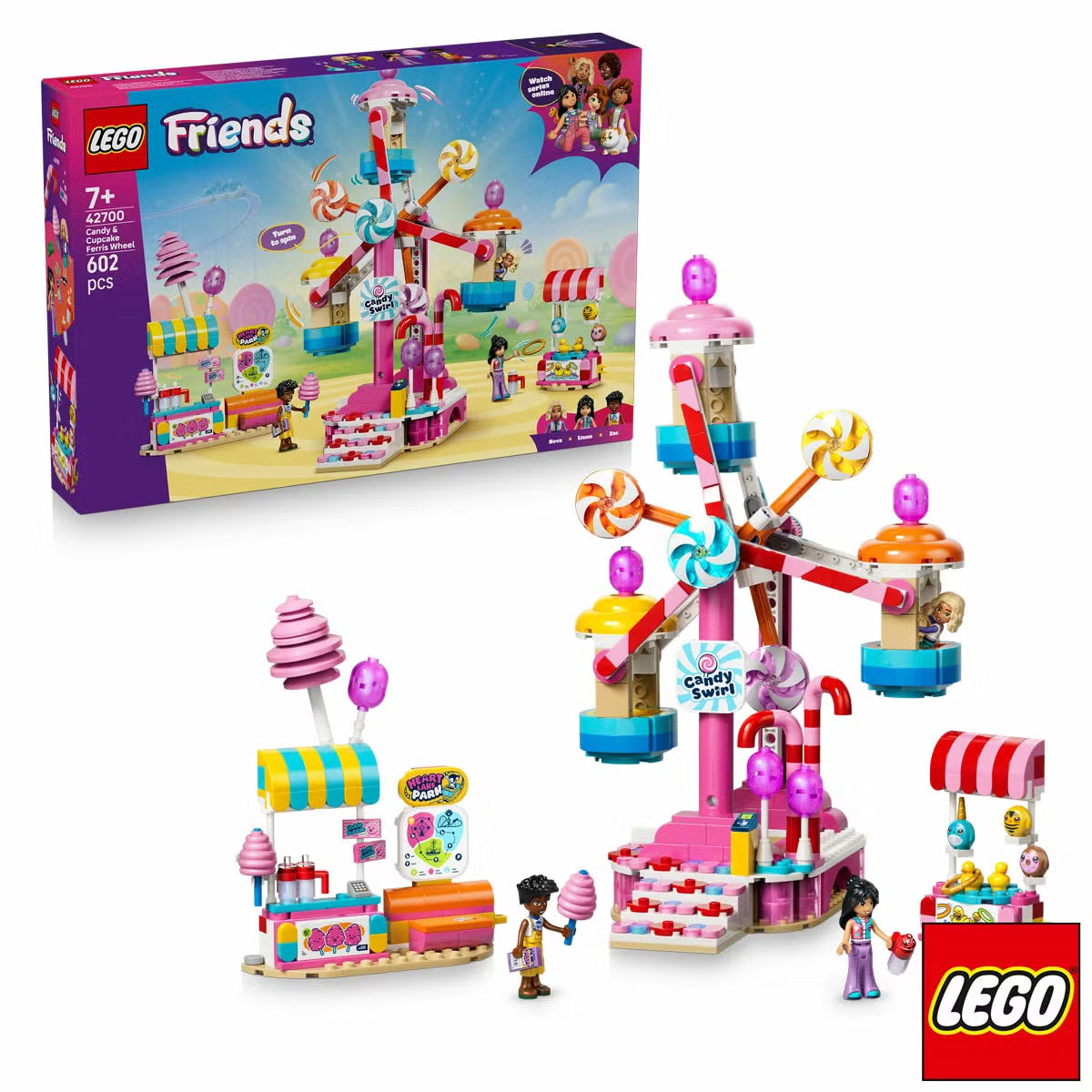 LEGO Friends Candy and Cupcake Ferris Wheel - Model 42700 (7+ Years)