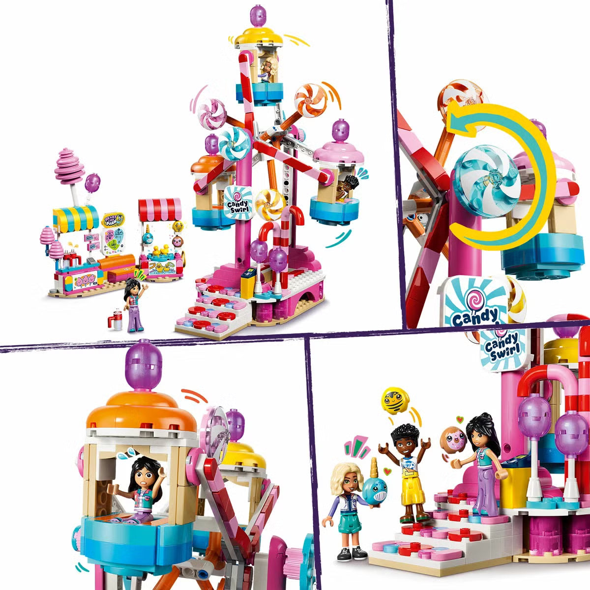LEGO Friends Candy and Cupcake Ferris Wheel - Model 42700 (7+ Years)