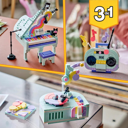 LEGO Creator 3-in-1 Music Decor Piano with Cat - Model 31392 (9+ Years)