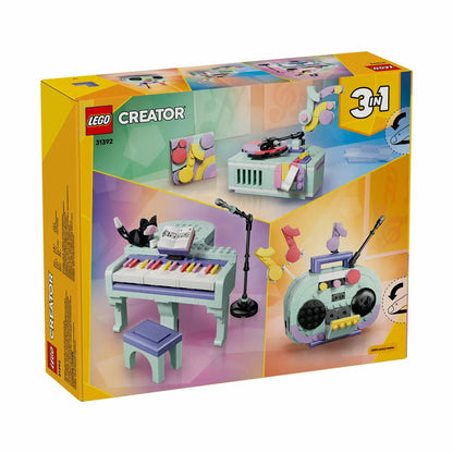 LEGO Creator 3-in-1 Music Decor Piano with Cat - Model 31392 (9+ Years)