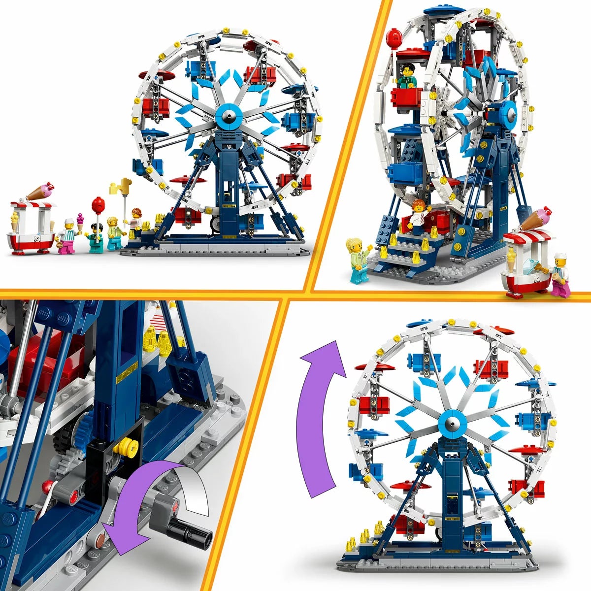 LEGO Creator 3-in-1 Iconic Ferris Wheel - Model 31389 (8+ Years)