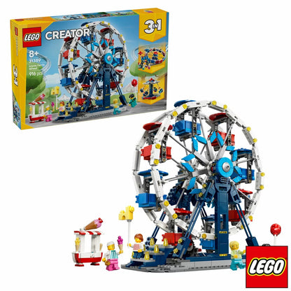 LEGO Creator 3-in-1 Iconic Ferris Wheel - Model 31389 (8+ Years)