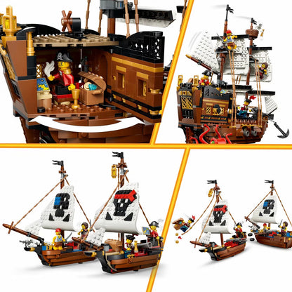 LEGO Creator 3-in-1 Iconic Pirate Ship - Model 31387 (9+ Years)