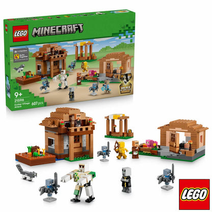 LEGO Minecraft Evoker Village Attack - Model 21596 (9+ Years)