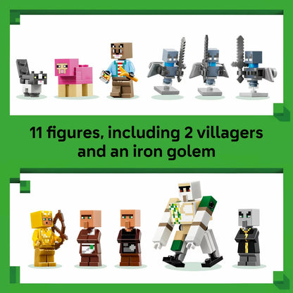 LEGO Minecraft Evoker Village Attack - Model 21596 (9+ Years)