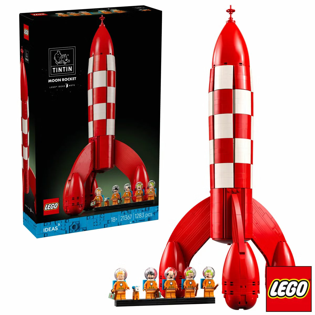 LEGO Ideas Tintin® Moon Rocket - Model 21367 (18+ Years)