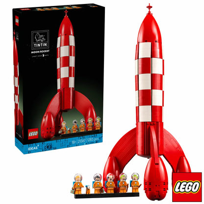 LEGO Ideas Tintin® Moon Rocket - Model 21367 (18+ Years)