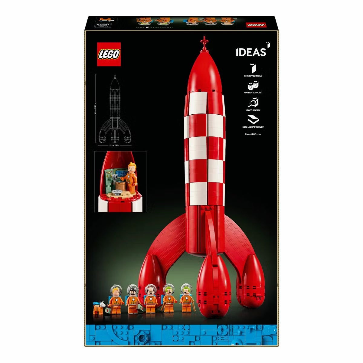 LEGO Ideas Tintin® Moon Rocket - Model 21367 (18+ Years)