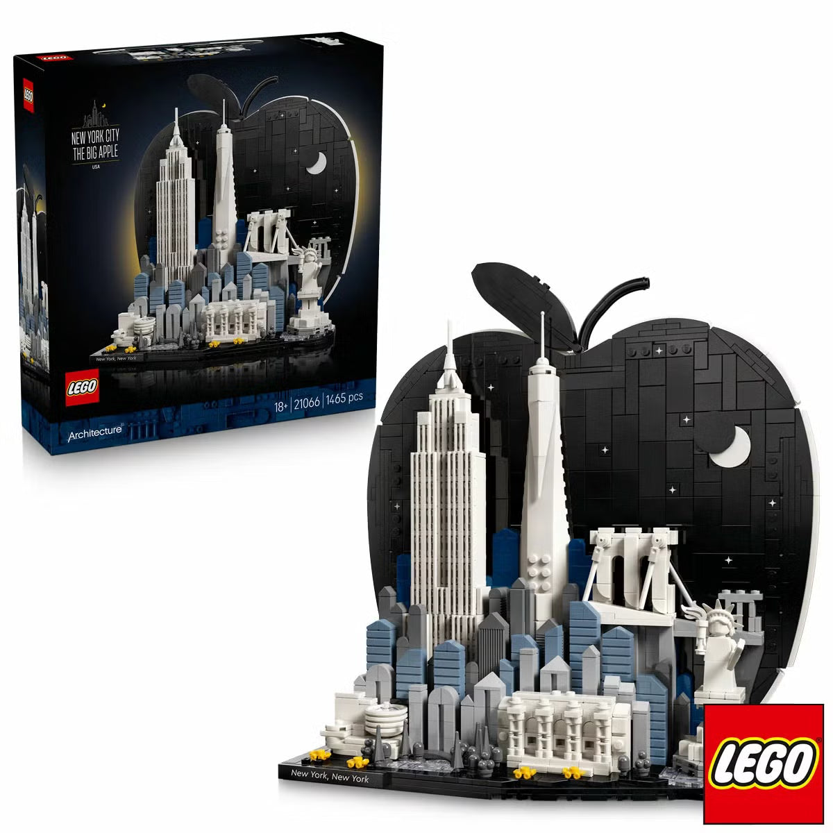 LEGO Architecture New York City – The Big Apple - Model 21066 (18+ Years)
