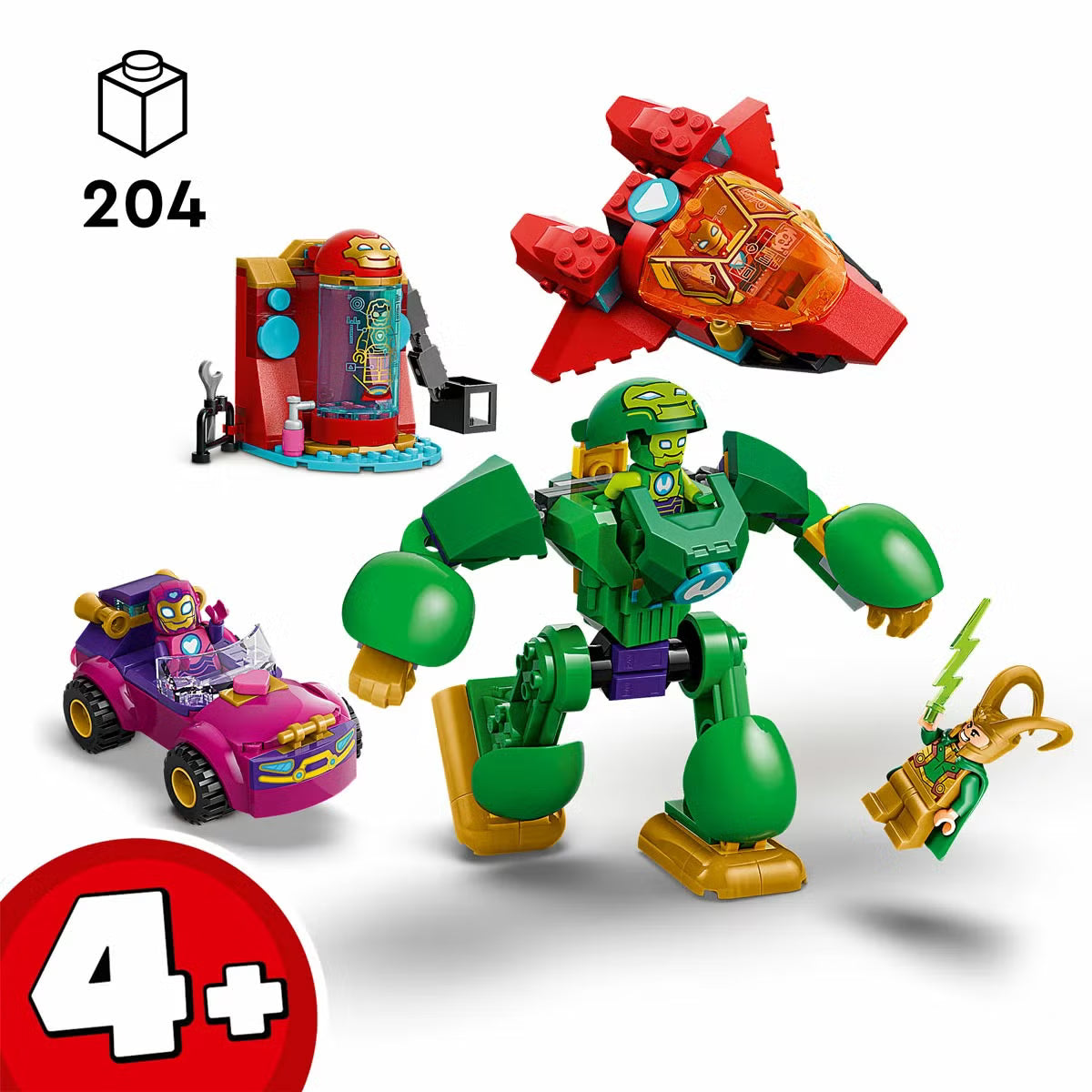 LEGO Marvel Loki vs. Team Iron Man - Model 11211 (4+ Years)