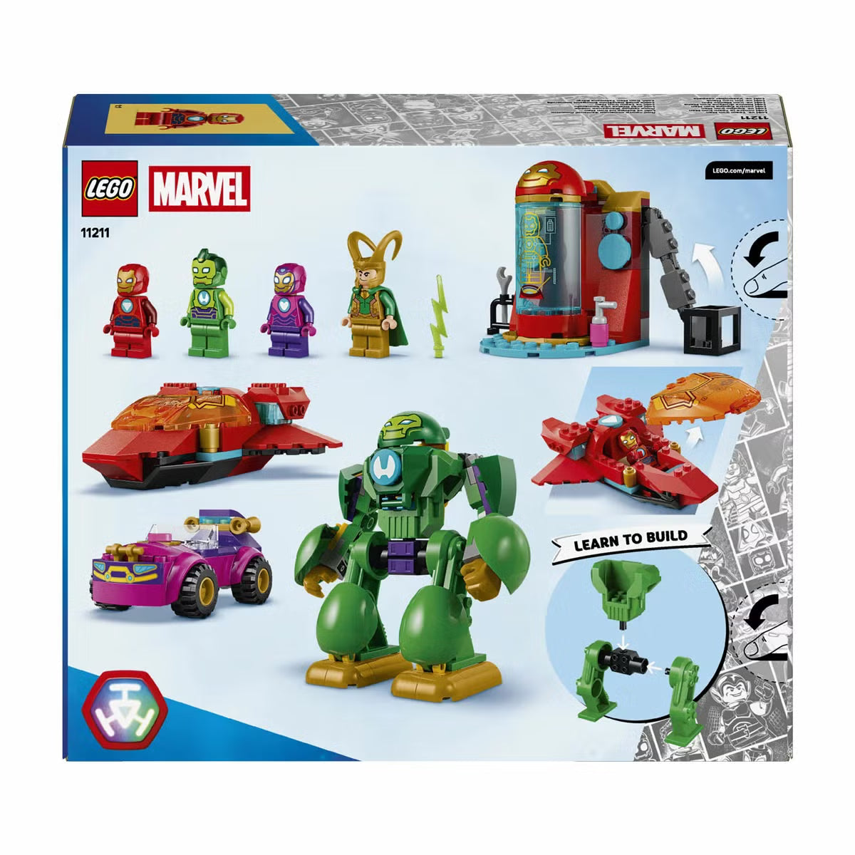 LEGO Marvel Loki vs. Team Iron Man - Model 11211 (4+ Years)