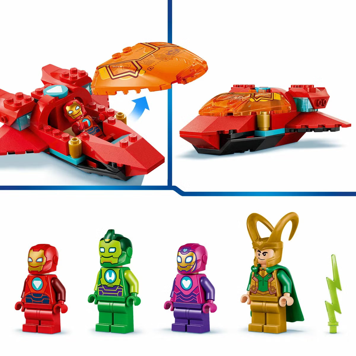 LEGO Marvel Loki vs. Team Iron Man - Model 11211 (4+ Years)
