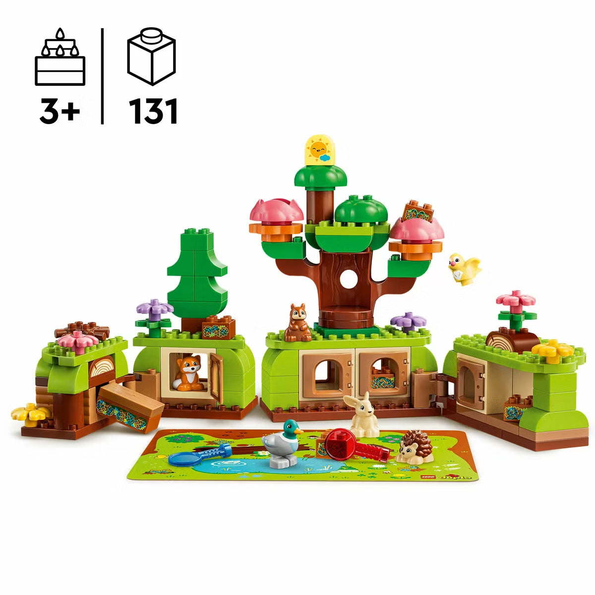 LEGO DUPLO Discovery Forest with Wild Animals - Model 10480 (3+ Years)