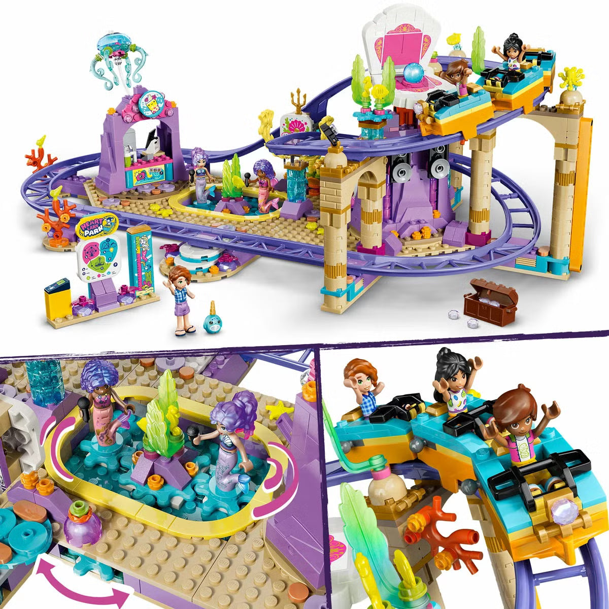LEGO Friends Mermaid Roller Coaster Ride - Model 42703 (8+ Years)