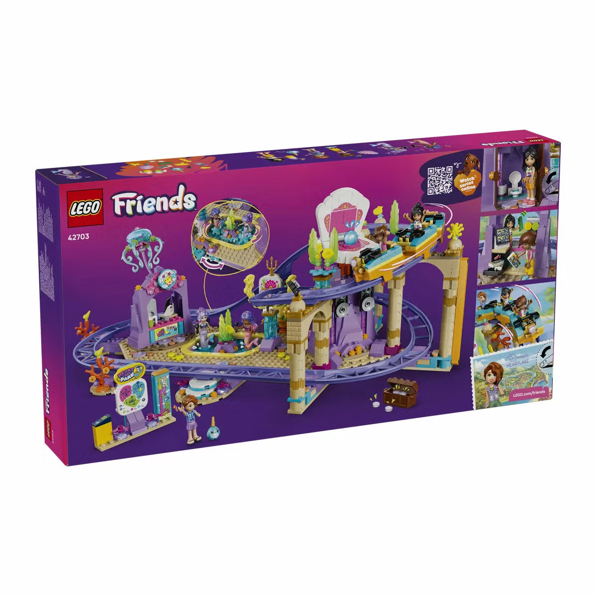 LEGO Friends Mermaid Roller Coaster Ride - Model 42703 (8+ Years)