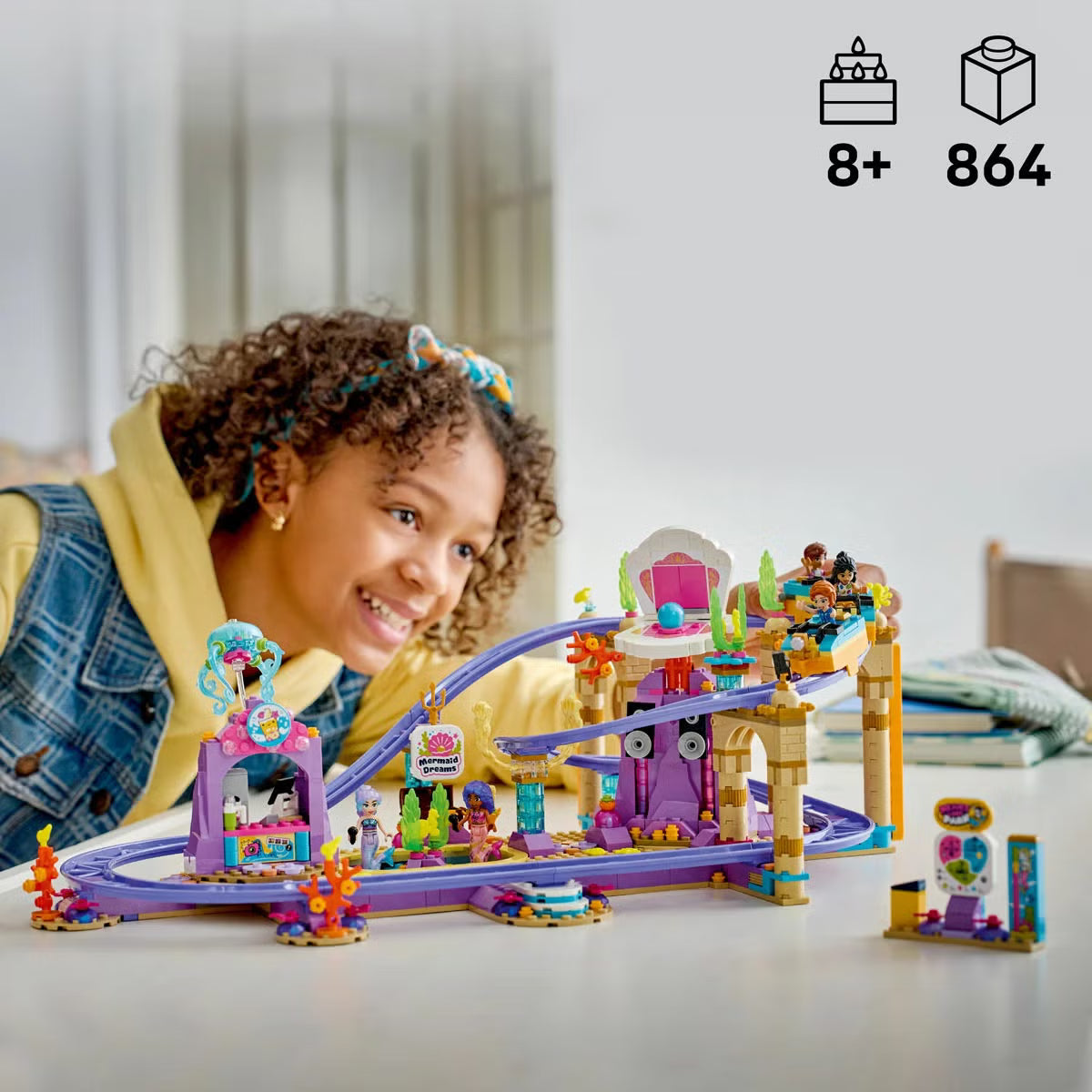 LEGO Friends Mermaid Roller Coaster Ride - Model 42703 (8+ Years)