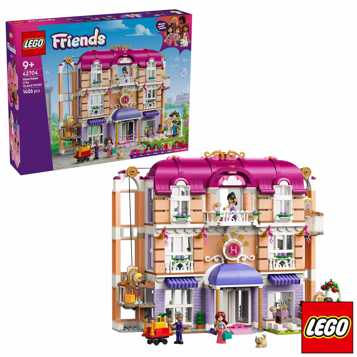 LEGO Friends Heartlake City Grand Hotel - Model 42704 (9+ Years)