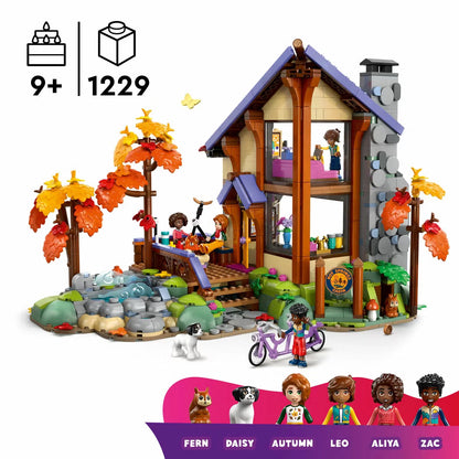 LEGO Friends Cozy Fall Forest Cabin - Model 42705 (9+ Years)