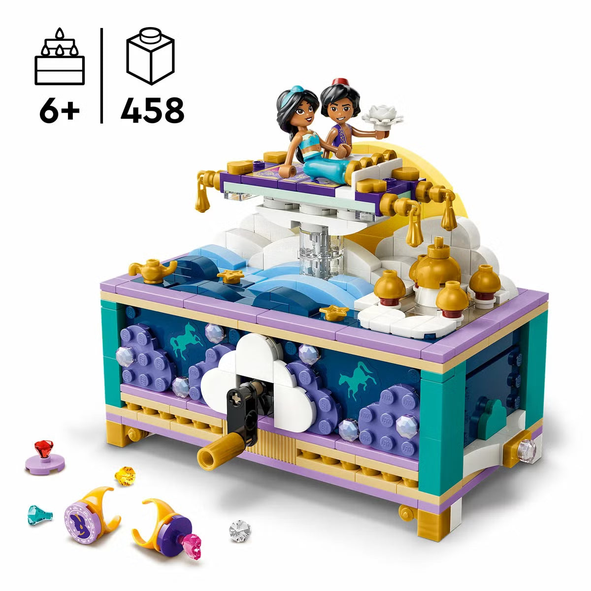 LEGO Disney Jasmine's Jewelry Box - Model 43295 (6+ Years)