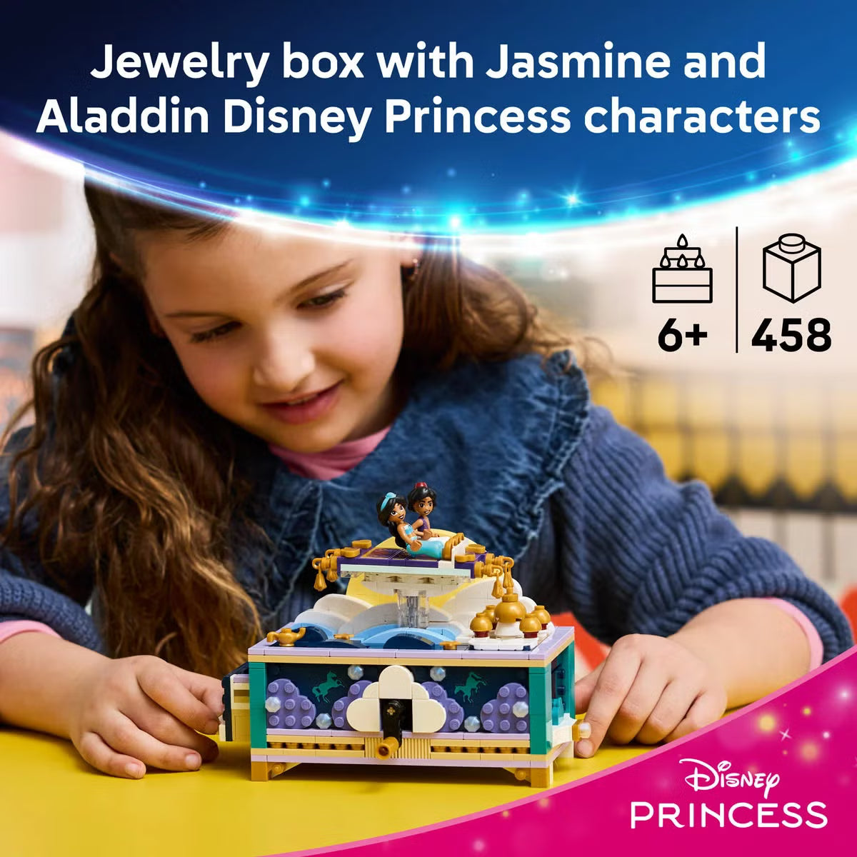 LEGO Disney Jasmine's Jewelry Box - Model 43295 (6+ Years)