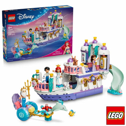 LEGO Disney Ariel's Royal Wedding Boat - Model 43299 (6+ Years)